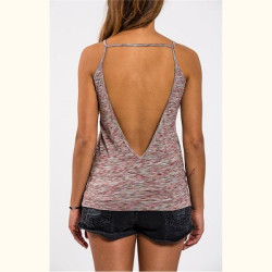 Mystic Strappy Top Bribe Tanktop'16 dark grey multi m