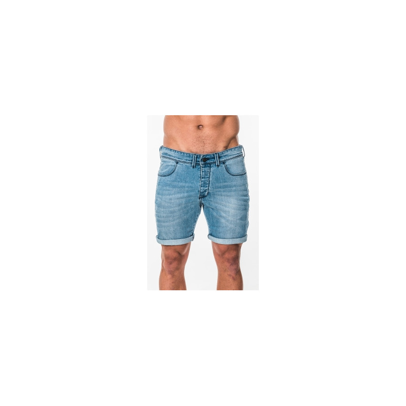 Mystic TyphoonWalkshort'17 Men washed blue denim