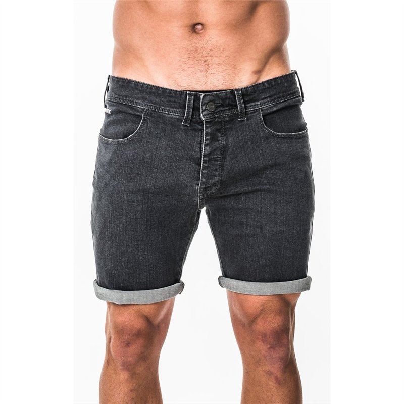 Mystic Typhoon Walkshort'17 Men washed black deni