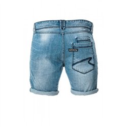 Mystic Typhoon Walkshort'17 Men washed blue denim