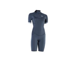 ION Wetsuit Element 2/2 Shorty SS Back Zip women steel blue