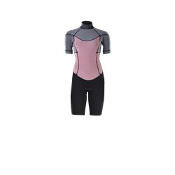 ION Wetsuit Element 2/2 Shorty SS Back Zip women steel blue
