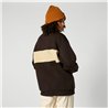 Mystic Slate Half Zip Sweat dark brown
