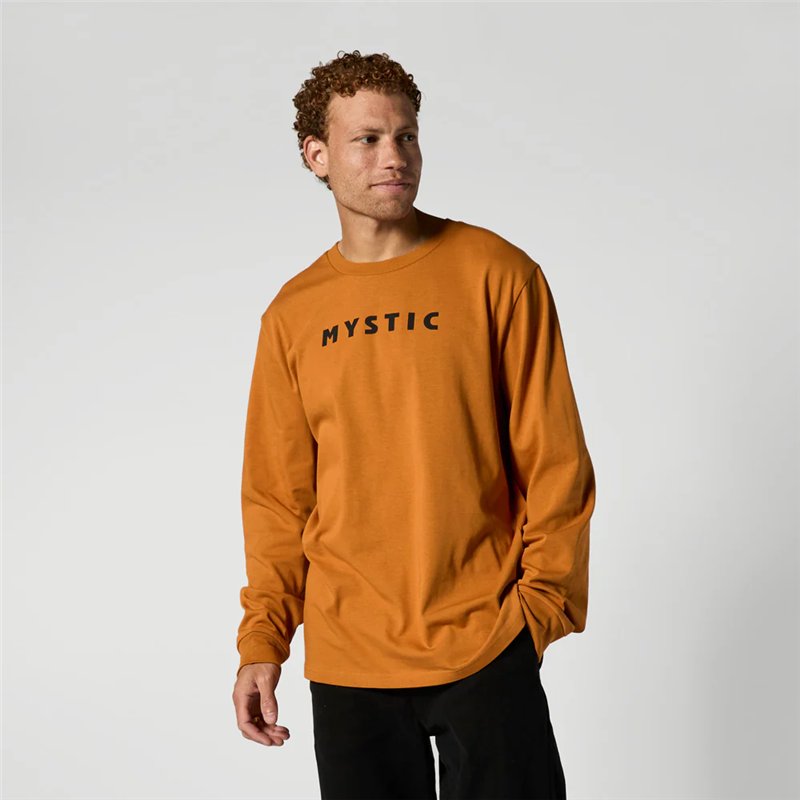 Mystic Brand L/S Tee golden brown