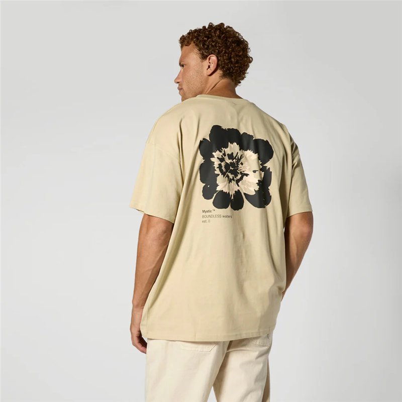 Mystic Heartsease Tee pale khaki