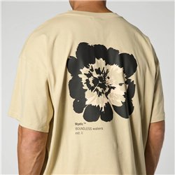 Mystic Heartsease Tee pale khaki