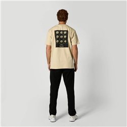 Mystic Pansy Tee pale khaki