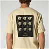Mystic Pansy Tee pale khaki