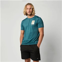 Mystic Boarding S/S Rashvest teal
