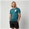 Mystic Boarding S/S Rashvest teal