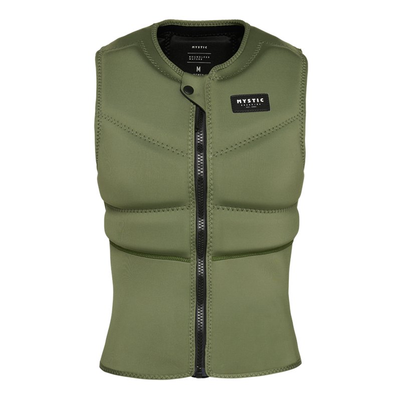 Mystic Star Impact Vest Fzip Women olive green
