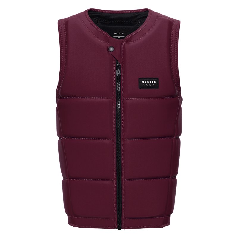 Mystic Star Impact Vest Fzip Wake oxblood red