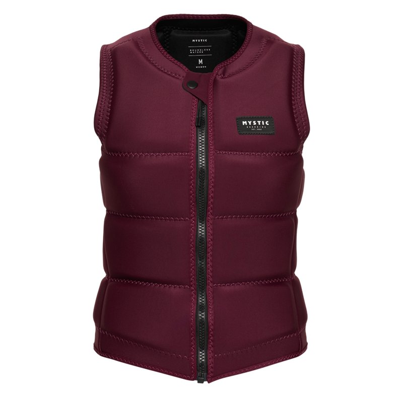 Mystic Star Impact Vest Fzip Wake Women oxblood red