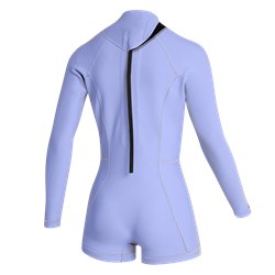 Mystic Lunar Longarm Shorty 2/2mm Bzip Women iris blue