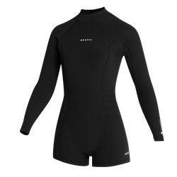 Mystic Lunar Longarm Shorty 2/2mm Bzip Women black