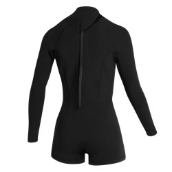 Mystic Lunar Longarm Shorty 2/2mm Bzip Women black