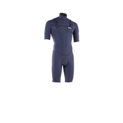 ION Wetsuit Element 2/2 Shorty SS Front Zip men blue-nights