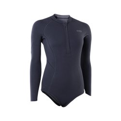 ION Wetsuit Amaze Amp Hot Shorty 2.0 LS Front Zip women black