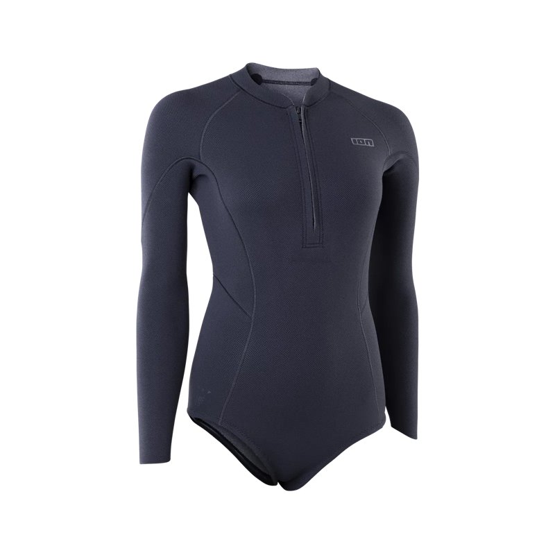 ION Wetsuit Amaze Amp Hot Shorty 2.0 LS Front Zip women black