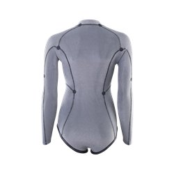 ION Wetsuit Amaze Amp Hot Shorty 2.0 LS Front Zip women black