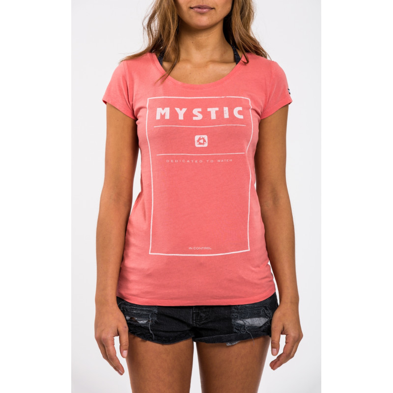 35105.160450.341  - Mystic Damen Tee "Permission" faded coral