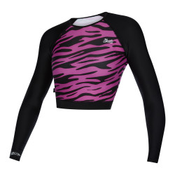 35001.210269  - Mystic Diva L/S Crop Tee Women black/pink