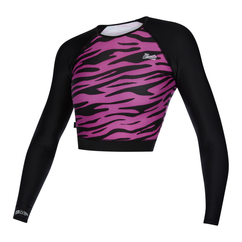 35001.210269  - Mystic Diva L/S Crop Tee Women black/pink