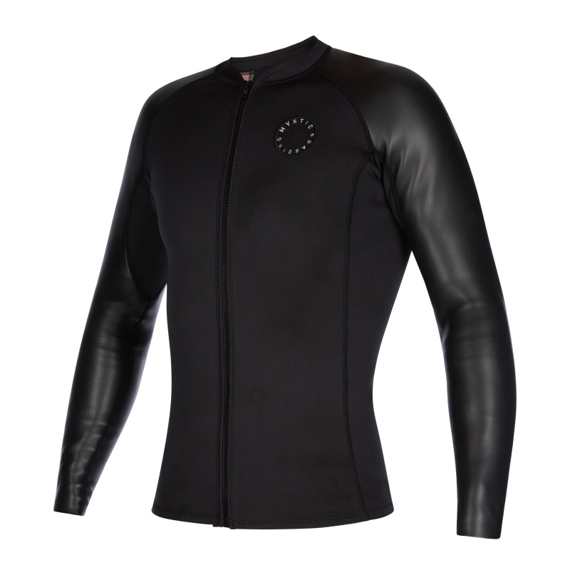35017.210132  - Mystic L/S Neoprene vest Fzip black