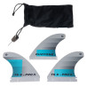 44210-8025  - DTK - TS-S Pro II Fins (3pcs) - S - grey