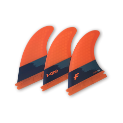 77214-8101  - Thruster Set F-ONE FLOW XS - PAPAYA