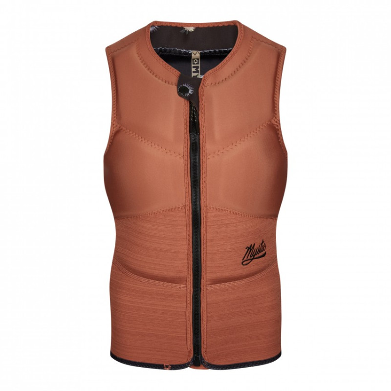 35005.200111  - Mystic Diva Impact Vest Fzip Kite Women rusty red