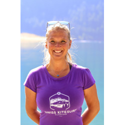 SKS2021TP  - Swiss Kitesurf Spot Tee woman purple