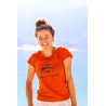 SKS2021TR  - Swiss Kitesurf Spot Tee woman rusty red