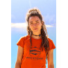 SKS2021TR  - Swiss Kitesurf Spot Tee woman rusty red