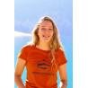 SKS2021TR  - Swiss Kitesurf Spot Tee woman rusty red