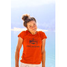 SKS2021TR  - Swiss Kitesurf Spot Tee woman rusty red