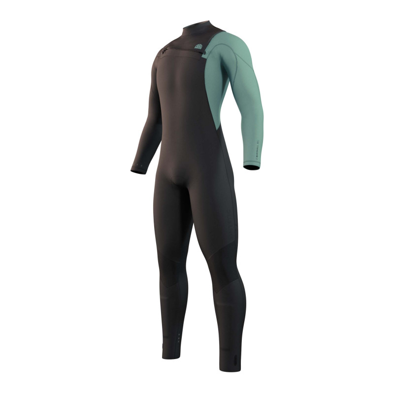 35000.220011  - Mystic Marshall Fullsuit 4/3mm Fzip black/green
