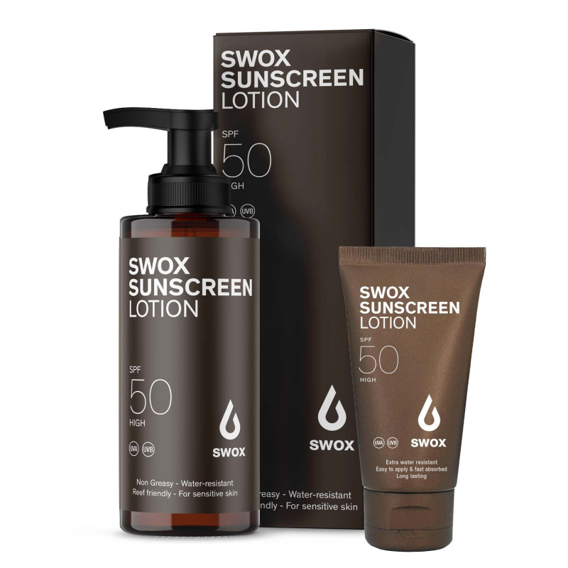 Swox13  - Swox Sunscreen 150ml Pump LSF 50