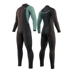 35000.220011  - Mystic Marshall Fullsuit 4/3mm Fzip black/green