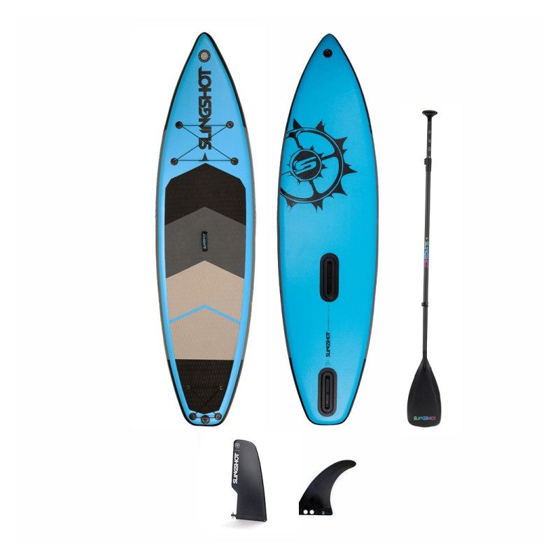 121297001  - Slingshot Crossbreed 11' Airtech Package w/ SUP WINDer - Blue