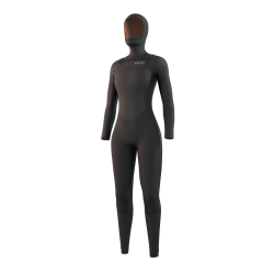 35000.220015  - Mystic Gem Hooded Fullsuit 6/4/3mm DFzip Women black