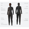 35000.220015  - Mystic Gem Hooded Fullsuit 6/4/3mm DFzip Women