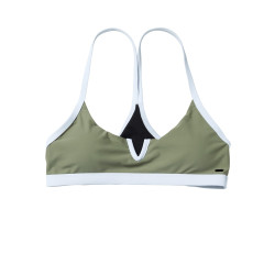 35109.220214  - Mystic Jalou Bikini Top olive green