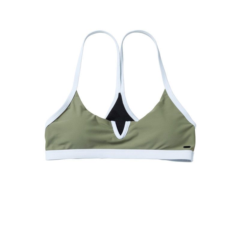 35109.220214  - Mystic Jalou Bikini Top olive green