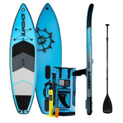 121297001  - Slingshot Crossbreed 11' Airtech Package w/ SUP WINDer - Blue