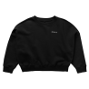 Mystic Dropped Shoulder Crew Sweat black
