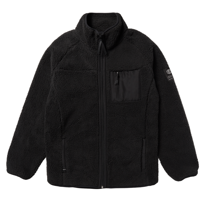 35104.230080  - Mystic DTS Teddy Zip thru Sweat black