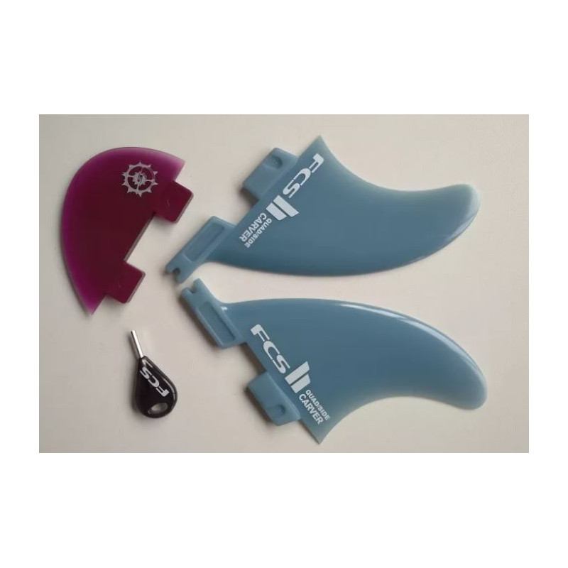 123037  - Slingshot Gremlin Fin Pack (2 x FCSII Carver Quad Side Byte, small & 1 x 2" nub fin)