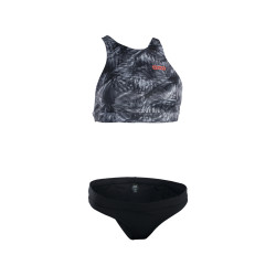 IOW Bottoms Surfkini women black-flowers