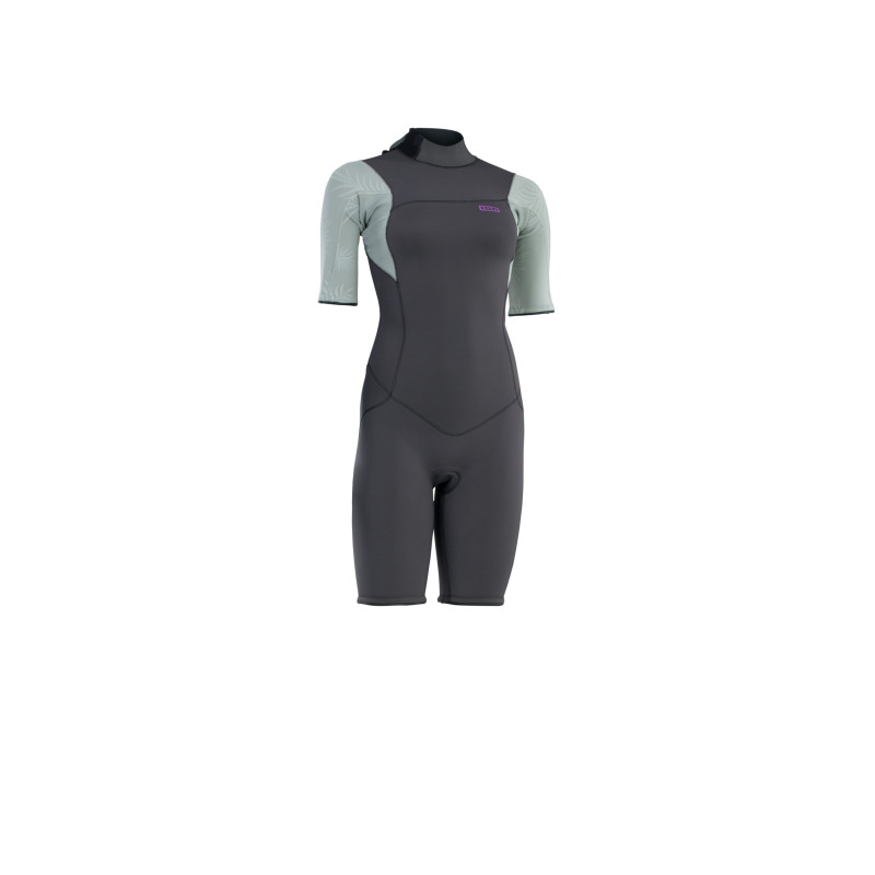 IOW Wetsuit Amaze Core 2/2 Shorty SS Back Zip women light-olive